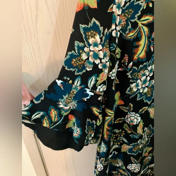 🆕NWT Anna Sui Loves I.N.C. Petite Floral Print Sheath Dress Size Large - Picture 7 of 15